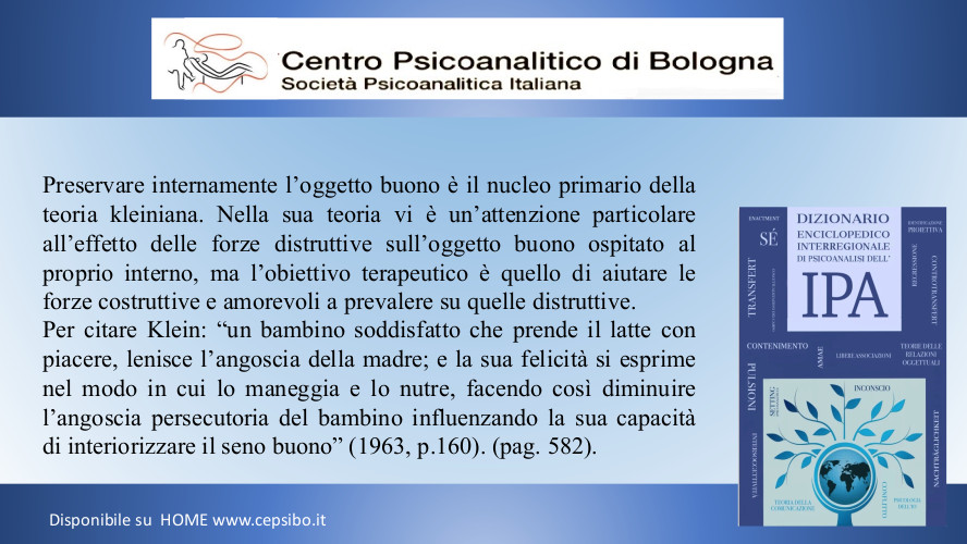 teoria delle Relazioni Oggettuali 2